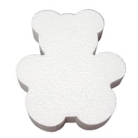 Osito 20cm altura poliestireno expandido decorar