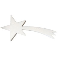 Stella natalizia alta 14 cm in polistirolo espanso