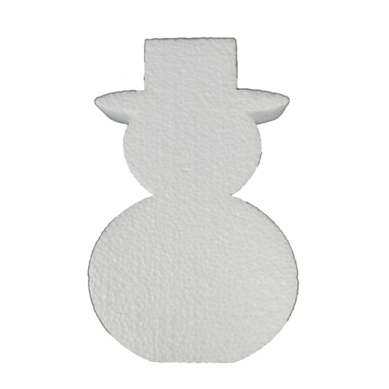 Bonhomme de neige 20 cm de polystyrène expansé Bonhomme de neige 20 cm de polystyrène expansé