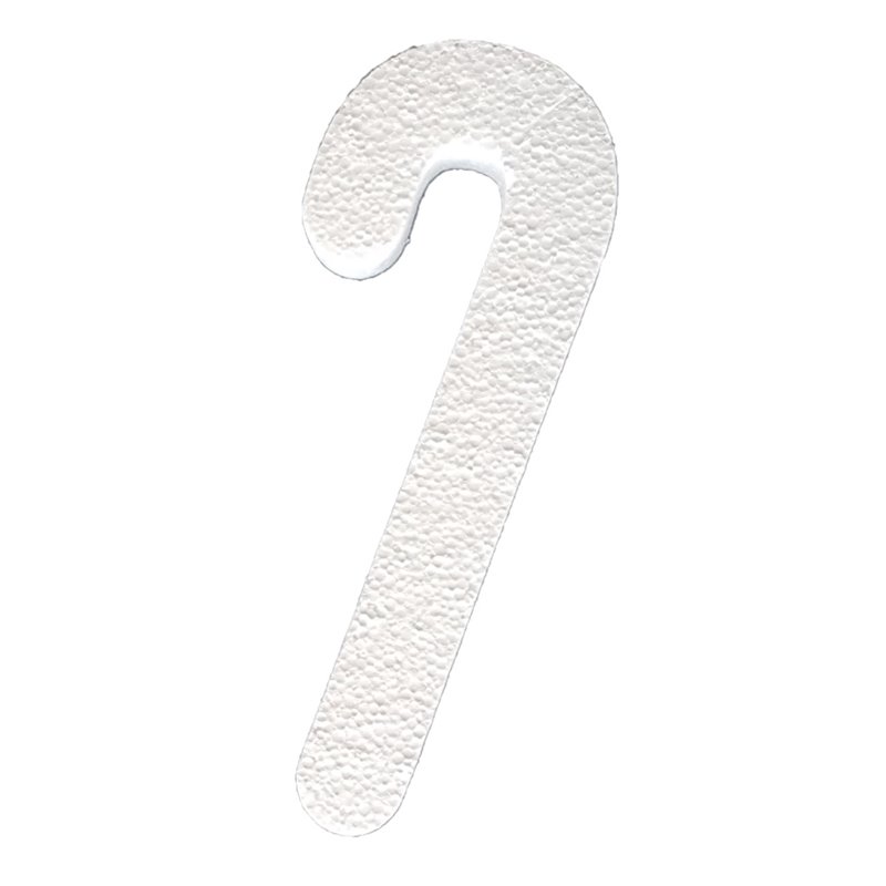 Canne de Noël décoration de Noël polystyrène expansé de 20 cm de haut Canne de Noël décoration de Noël polystyrène expansé de 20 cm de haut
