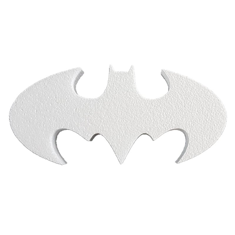 Silueta batman12cm alto poliestireno expandido decoración Silueta batman12cm alto poliestireno expandido decoración