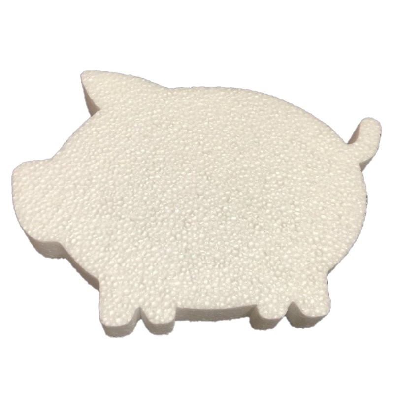 Polystyrène expansé Pig 14,5 cm de haut Polystyrène expansé Pig 14,5 cm de haut
