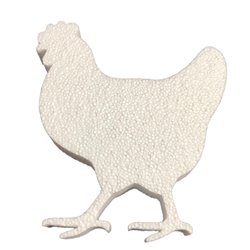 Pollo in polistirolo espanso alto 20cm