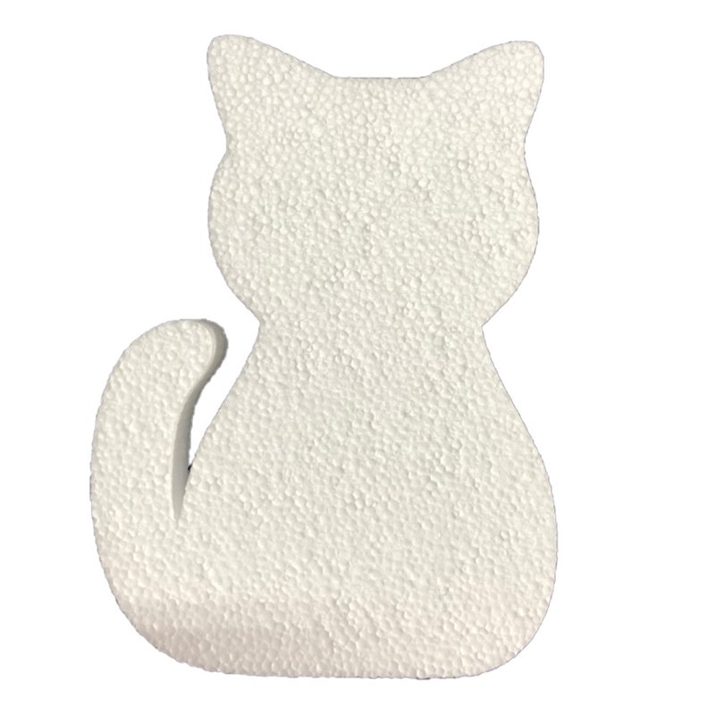 Polystyrène expansé Cat 20 cm de haut Polystyrène expansé Cat 20 cm de haut