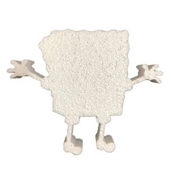 Décoration pour enfants en polystyrène expansé Spongebob 16cm de haut