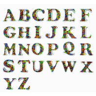 Lettres en polystyrène 20 cm | Formes creuses pour bonbons et décoration d’événements