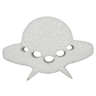 Soucoupe volante en polystyrène