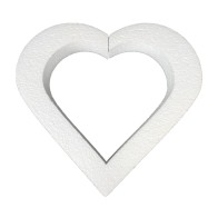 Coeur poliestèrene pour une décoration romantique