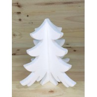 Sapin Montable en X en Polystyrène Expansé | Décoration de Noël Personnalisable