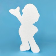 Silhouette of Mario