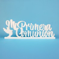 My First Communion sign with dove for communion decorations - 0700