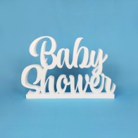 "Baby Shower" Polystyrene Lettering – Party Decoration