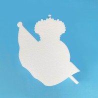 Escudo Real Sociedad en poliestireno expandido