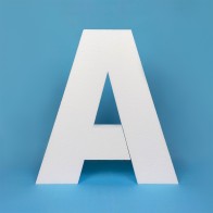 Letras de Poliestireno Tipografía Arial – Decoración Personalizada para Eventos