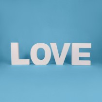 Letras LOVE de porexpán – Decoración 40cm