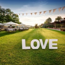 Letras LOVE de porexpán – Decoración 40cm