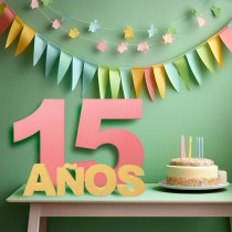 Pack números 60 cm + letras "AÑOS" – Porexpán