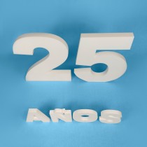 Pack números 60 cm + letras "AÑOS" – Porexpán