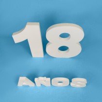 Pack números 60 cm + letras "AÑOS" – Porexpán