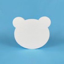 Cabeza de oso de poliestireno | Decoración temática