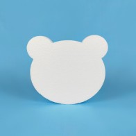 Cabeza de oso de poliestireno | Decoración temática