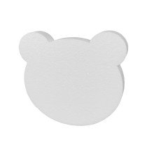 Cabeza de oso de poliestireno | Decoración temática