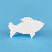 Pez clásico de poliestireno para pintar