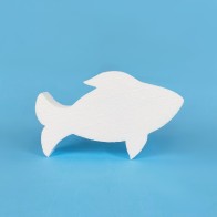 Classic polystyrene fish to paint