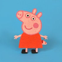 Peppa pig de corcho