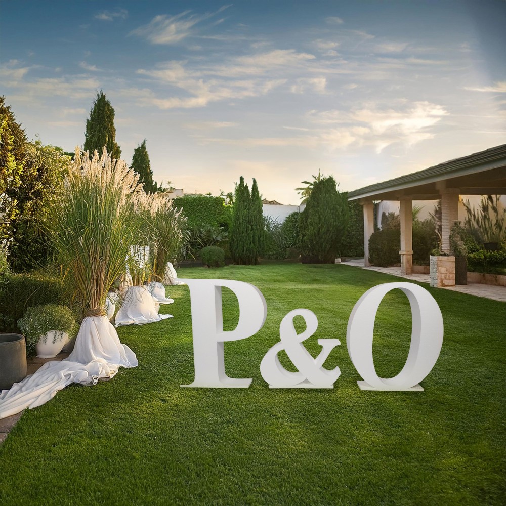 Lettres géantes de 60cm pour mariages Lettres géantes de 60cm pour mariages