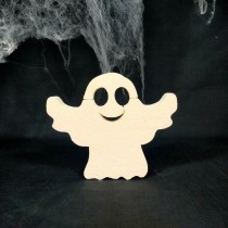 Geist aus Styropor für Halloween-Dekoration, Gruselpartys und Basteln