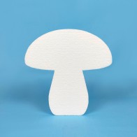 Polystyrene bolete mushroom for DIY crafts and decor