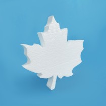 Feuille d’érable en polystyrène pour loisirs créatifs et déco