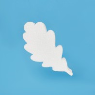 Feuille de chêne en polystyrène pour loisirs créatifs et déco