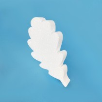 Feuille de chêne en polystyrène pour loisirs créatifs et déco