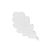 Feuille de chêne en polystyrène pour loisirs créatifs et déco