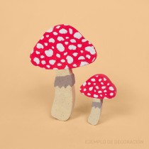 Amanite en polystyrène pour déco et loisirs créatifs