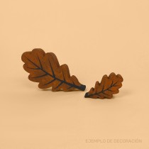 Feuille de chêne en polystyrène pour loisirs créatifs et déco