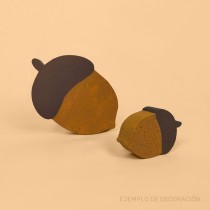 Ghianda in polistirolo per decorazioni e lavoretti creativi