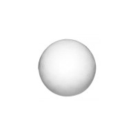 Figure Polystyrène Boule 20 cm Blanche