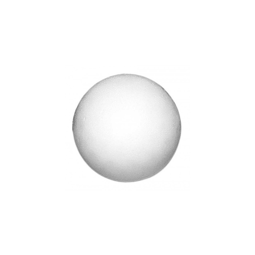 Figura Poliespán Bola 20 cm Blanca