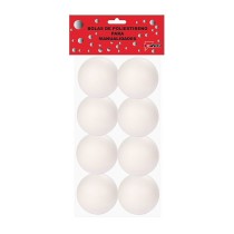 Bolas Poliestireno 4 cm Pack 8 Unidades para Manualidades