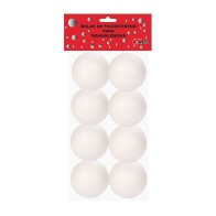 Polystyrene Balls 4 cm Pack of 8 for Crafts