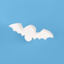 Winged skull polystyrene to paint and decorate