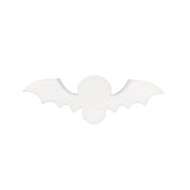 Winged skull polystyrene to paint and decorate