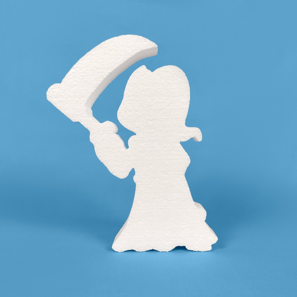 Grim Reaper with scythe polystyrene to paint and decorate