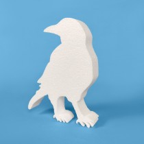 Crow polystyrene to paint and decorate