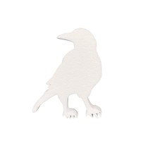 Crow polystyrene to paint and decorate