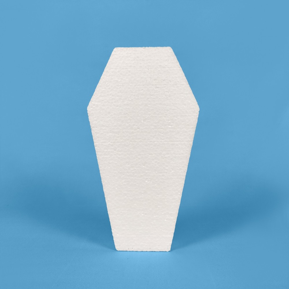 Coffin polystyrene to paint and decorate
