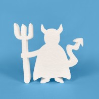 Démon en polystyrène à peindre et décorer